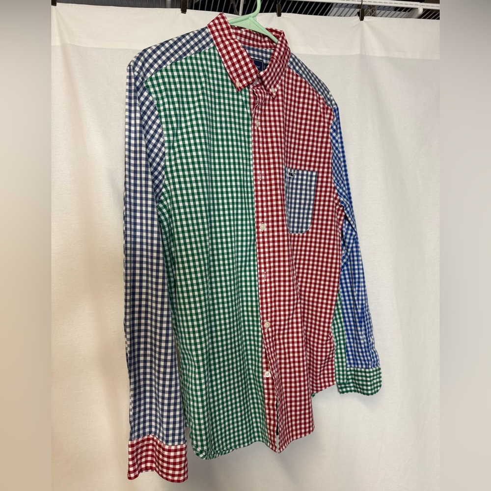 Vineyard Vines Multi-Colored Gingham/Checkered “T… - image 2